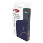 EMOS Powerbank WI 1046, 10 000 mAh, 20 W+Wireless, kék