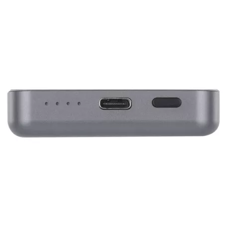 EMOS Powerbank WI 522, 5 000 mAh, 20 W+Wireless, szürke