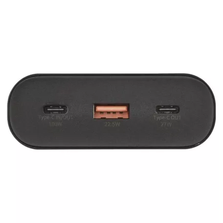 EMOS Powerbank NTBF30, 27 000 mAh, 100 W PD, fekete