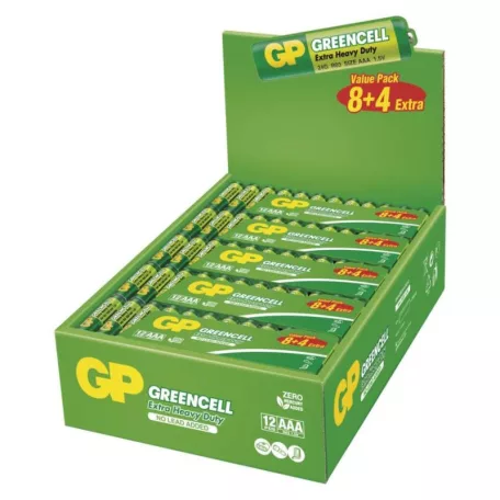 GP Greencell elem AAA 12db/fólia