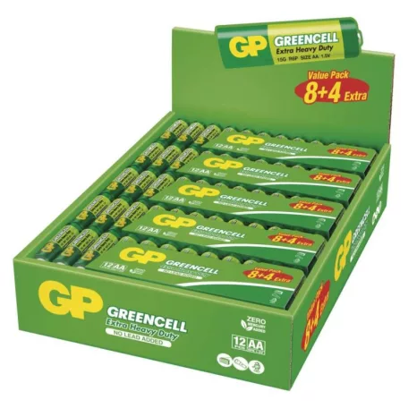 GP Greencell elem AA 12db/fólia