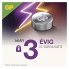 GP Ultra Plus Alkáli gombelem LR44 (A76F) 1db/bliszter