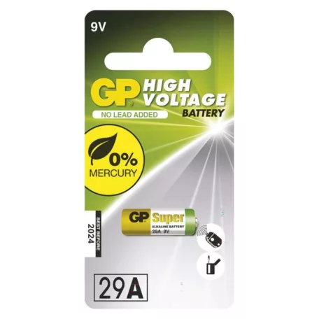 GP Speciális Alkáli elem 29AF (A32, L822) 9 V
