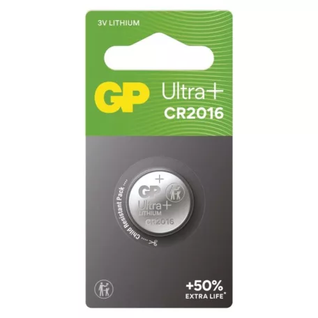 GP Lítium gombelem CR2016 1db/bliszter
