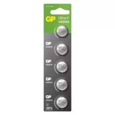 GP Ultra plus Lítium gombelem CR2032 5db/bliszter