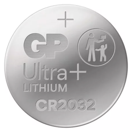 GP Ultra Plus CR2032 lítium gombelem, 200 db-os display box