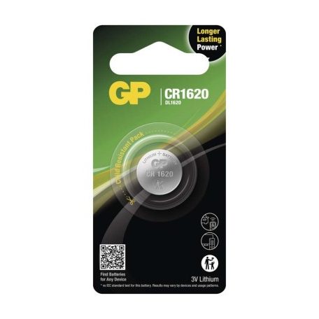 GP Lítium gombelem CR1620 1db/bliszter