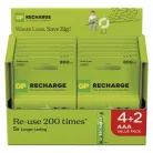 GP Recharge 800 AAA Akkumulátor (HR03) 6db