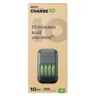 GP Akkumulátor töltő Charge 10 S491 + 4× AA