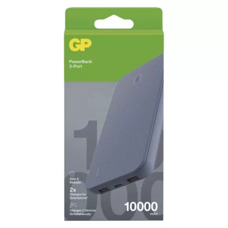 GP Powerbank B+ Series, 10 000 mAh, 15 W, kék