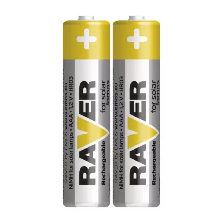 RAVER SOLAR NiMH akkumulátor HR03 (AAA) 2db/bliszter
