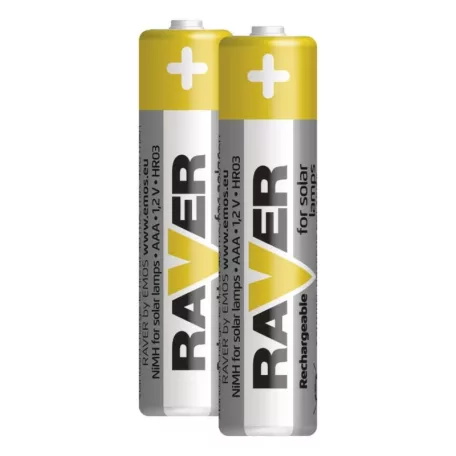 RAVER SOLAR NiMH akkumulátor HR03 (AAA) 2db/bliszter