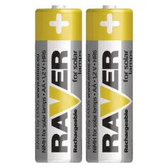 RAVER SOLAR NiMH akkumulátor HR6 (AA) 2db/bliszter
