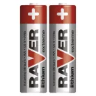 RAVER Lítium elem AA 2db/bliszter