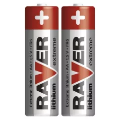 RAVER Lítium elem AA 2db/bliszter