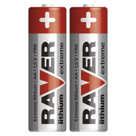 RAVER Lítium elem AA 2db/bliszter