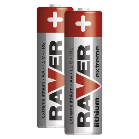 RAVER Lítium elem AA 2db/bliszter