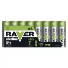 RAVER Alkáli elem AA 8db/fólia