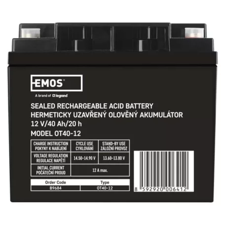 EMOS Ólomakkumulátor 12V 40Ah
