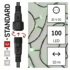 Standard LED sorolható karácsonyi füzér, 10 m, kültéri és beltéri, zöld