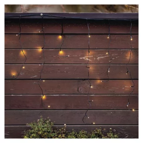EMOS CNT Kezdő készlet – jégcsapok 2,5m 100LED IP44 12W, meleg fehér, időz.
