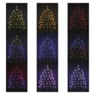 LED karácsonyi fényfüzér, 10 m, kültéri és beltéri, RGB, távirányító, programok, időzítő