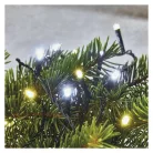 LED karácsonyi fényfüzér, 8 m, kültéri és beltéri, meleg/hideg fehér, időzítő