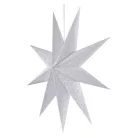 LED papír csillag, függeszthető, 60 cm, beltérre