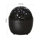 LED dekor projektor – csillagok, 3× AA, beltérre