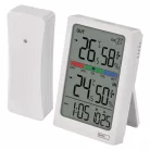 Digitális hőmérő páratartalom-mérővel, vezeték nélküli érzékelővel, óra, dátum E0558W