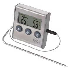 Digitális grillhőmérő időzítővel E2157