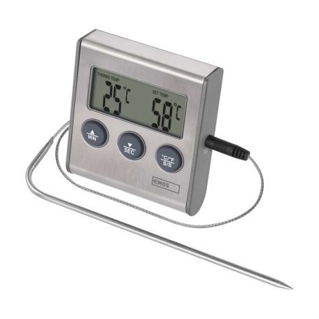 EMOS Digitális grillhőmérő időzítővel