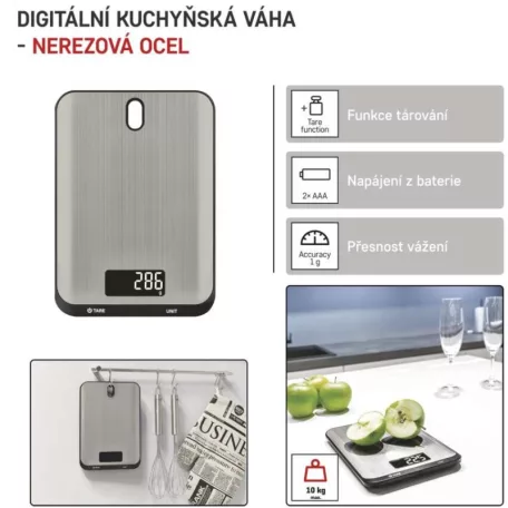 EMOS DIGITÁLIS KONYHAI EV026, ezüst