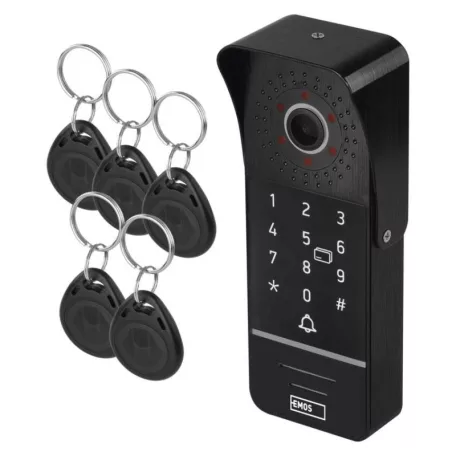 EMOS Ajtóra szerelhető színes kameraegység monitorokhoz és videó kaputelefonokhoz EM-10AHD