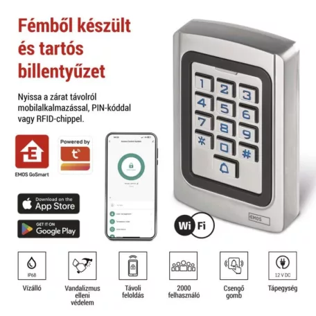 GoSmart Billentyűzár IP-006AX, WiFi