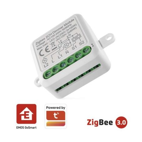 GoSmart fényerőszabályozó modul IP-2112DZ, ZigBee, 2 csatornás