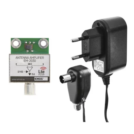 Kültéri antenna EM-030, 0–100 km, DVB-T2, DAB, LTE/4G szűrő