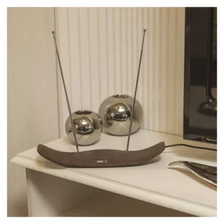 Szobaantenna CITY WOOD-C500, DVB-T2, DAB, FM, LTE/4G/5G szűrő