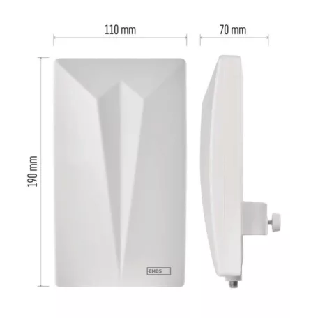 Univerzális antenna VILLAGE CAMP–V400, DVB-T2, FM, DAB, LTE/4G/5G szűrő