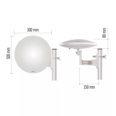Univerzális antenna VILLAGE MOON–V900, DVB-T2, FM, DAB, LTE/4G/5G szűrő