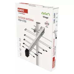   Univerzális antenna VILLAGE FISH–V700, DVB-T2, LTE/4G/5G szűrő