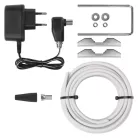 Univerzális antenna VILLAGE FISH–V700, DVB-T2, LTE/4G/5G szűrő