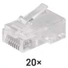 EMOS UTP csatlakozó RJ45 20db