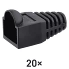EMOS RJ45 csatlakozó védőkupak fekete 20db/csomag