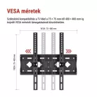 Dönthető TV falitartó 26–65" (65–165 cm)