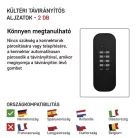 EMOS Távírányítású aljzat IP44