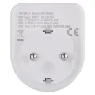 Aljzat elágazó 1×, 1×USB-A+1×USB-C, fehér
