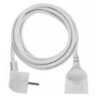 Hosszabbító 1,4 m  /  1 aljzat  /  fehér  /  PVC  /  1 mm2