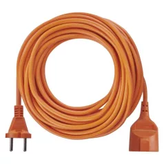   Hosszabbító 20 m / 1 aljzat / narancssárga / PVC / 230 V / 1,5 mm2