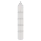Hosszabbító 2 m  /  5 aljzat  /  fehér  /  PVC  /  1 mm2